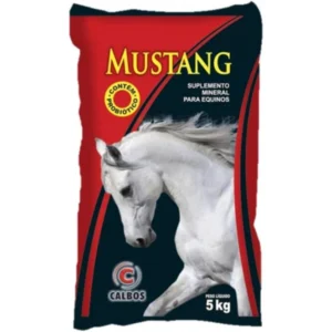 Sal Mineral Para Equinos Com Probiótico Mustang Calbos 5kg